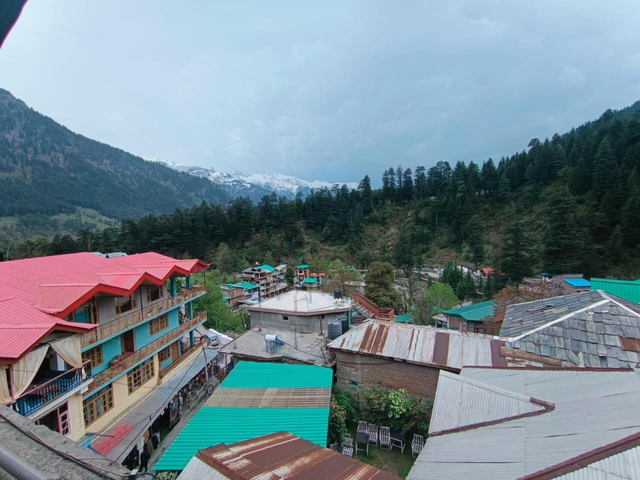 Non Stop Cafe Hostel & Stay Manāli Kamer foto